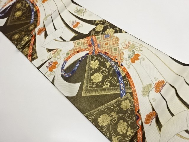 Japanese Kimono / Fukuro Obi Silk